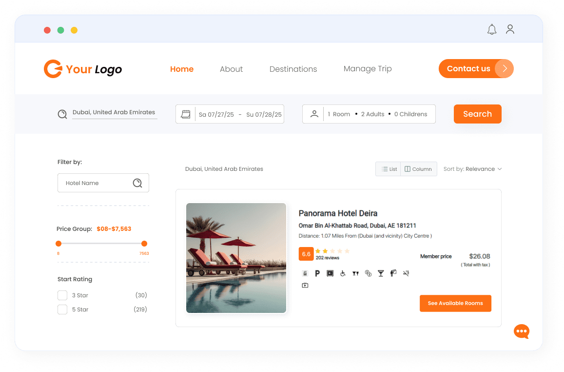 Hotel Level Results 1